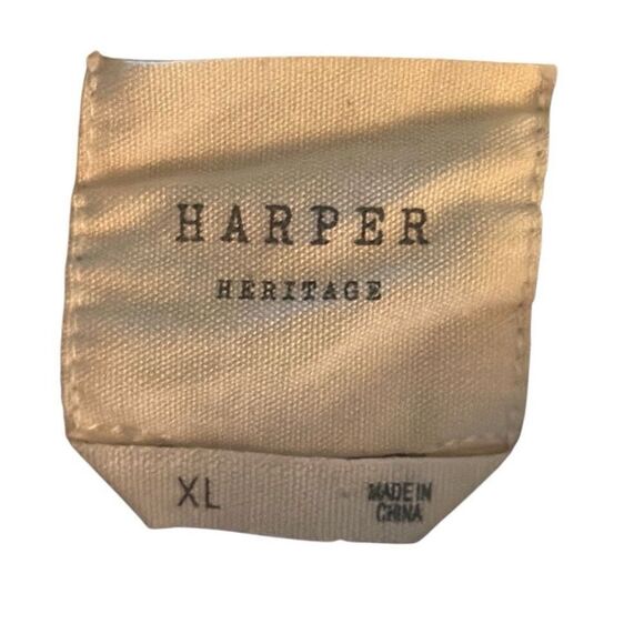 Harper Heritage CamoGreen White  Crew Neck Pullover Sweater Ladies XL - Picture 4 of 8